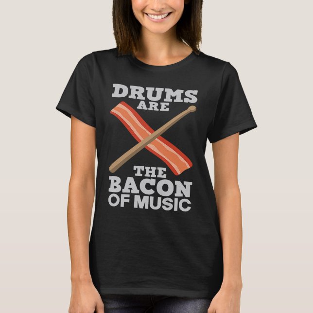 Drummer Outfit for a Percussion Player T-Shirt (Front)