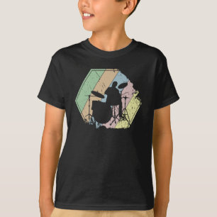 Drummer Retro T-Shirt
