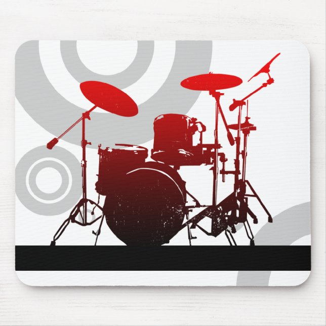 drummer rings mouse pad (Front)