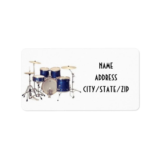***DRUMMER'S*** ADDRESS LABELS (Front)