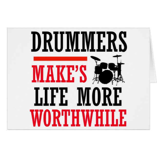 drummers design (Front Horizontal)