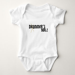 Drummer's Girl! Baby Bodysuit