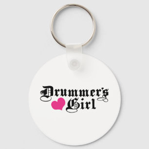 Drummer's Girl Keychain