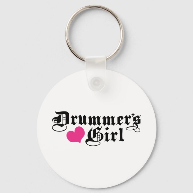 Drummer's Girl Keychain (Front)