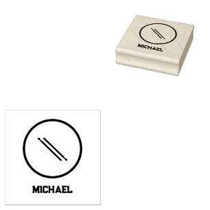Drummers Personalized Rubber Stamp