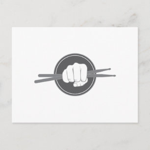 Drummers Stick Postcard