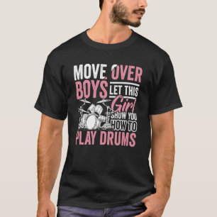 Drumming Player Apparel Drummer Quote Drumset for  T-Shirt