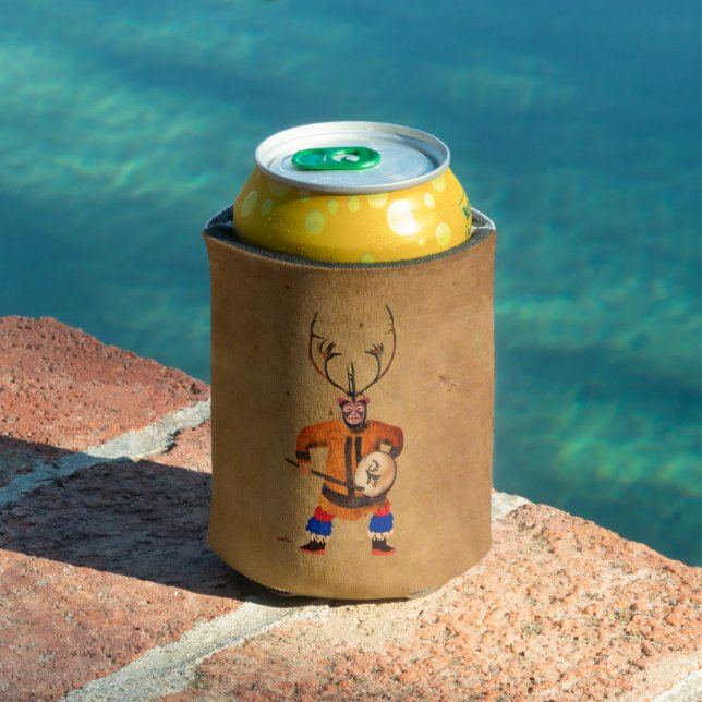 Drumming Shaman Can Cooler (In Situ Pool)
