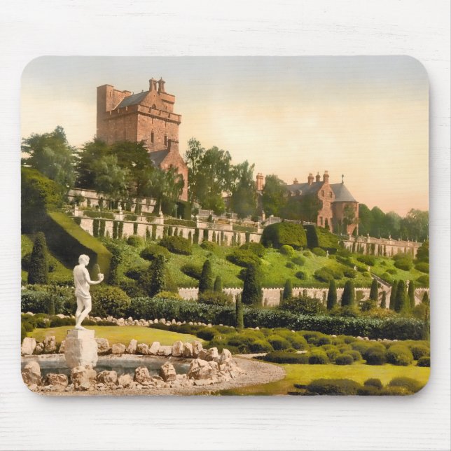 Drummond Castle Scotland Mouse Pad (Front)