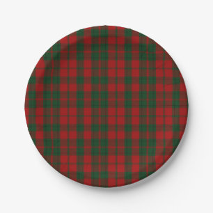 Drummond Clan Tartan Plaid Paper Plate
