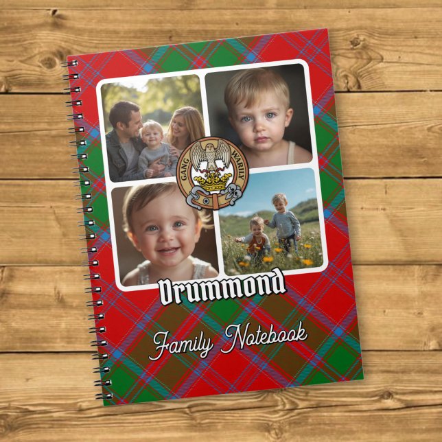 Drummond Family Photo Collage Notebook (Creator Uploaded)