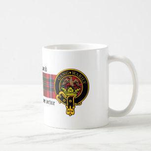 Drummond Scottish crest and Tartan mug