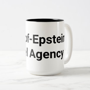 Drumpf-Epstein Travel Agency Hankamer Artjunkhaus Two-Tone Coffee Mug