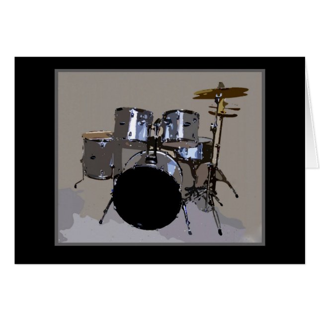 Drums Card (Front Horizontal)