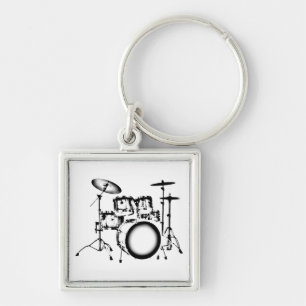 Drums "Drawing" Keychain