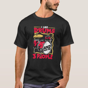 Drums Drummer Drum Kit   T-Shirt
