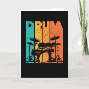Drums   Drumming Lover Drummer Gift Card