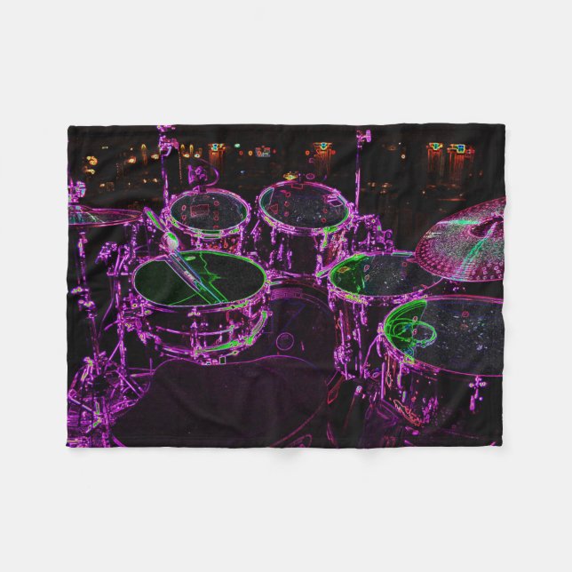 Drums fbcna fleece blanket (Front (Horizontal))