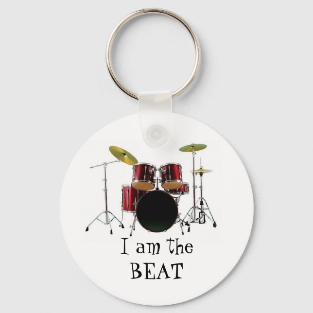 drums, I am theBEAT Keychain (Front)