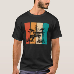 Drums Music Musical Instrument Musician Drummer Vi T-Shirt