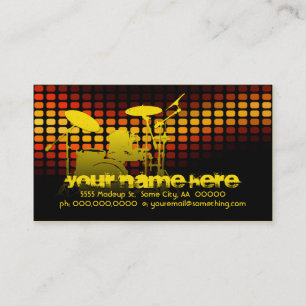 drums : musicmeterz business card