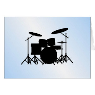 Drums Musique Design bleu
