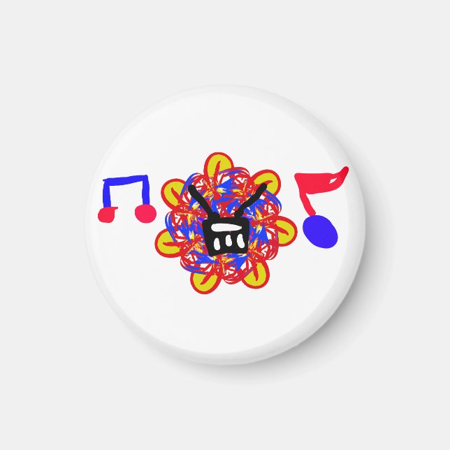 Drums on 4th July Magnet (Front)