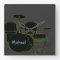 Drums Personalized Wall Clock