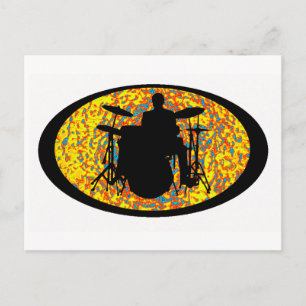 DRUMS THE FUNK POSTCARD