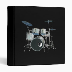 Drums & Yin-Yang Avery Binder