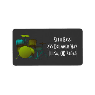 Drumset Address Avery Label