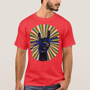 Drumsticks Rock On Vintage Drummer Drums T-Shirt