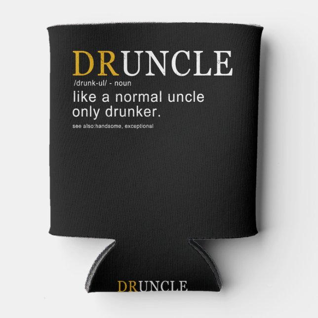 DRUNCLE CAN COOLER (Front)