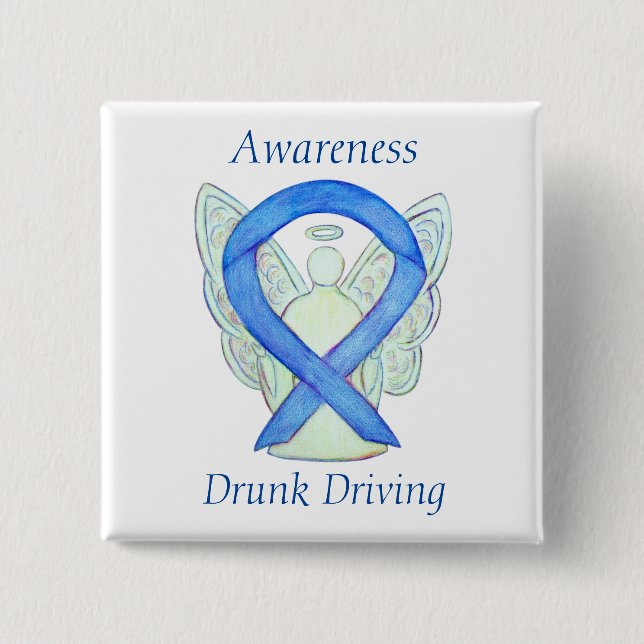 Drunk Driving Angel Awareness Ribbon Pins (Front)