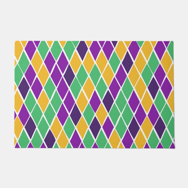 Drunk Harlequin Doormat (Front)