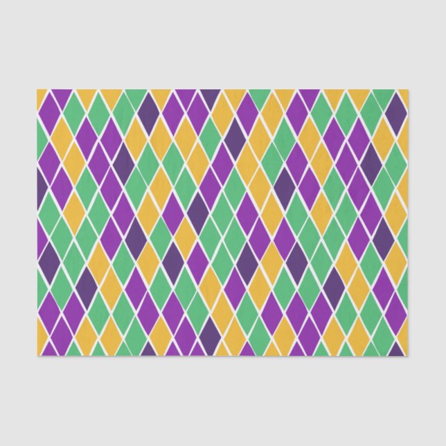 Drunk Harlequin Tissue Paper (Front)