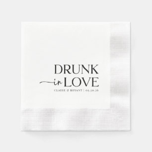 Drunk in Love Wedding Napkin