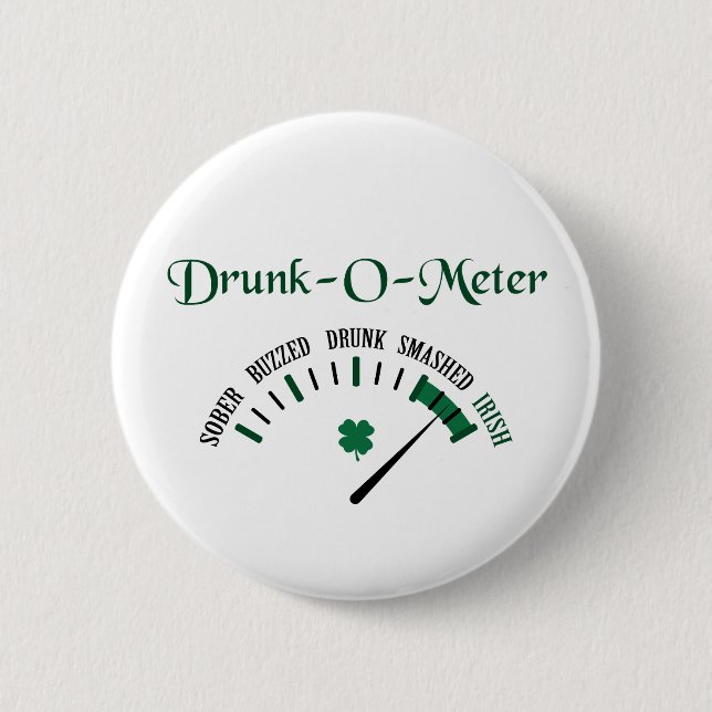 Drunk Metre 2 Inch Round Button (Front)