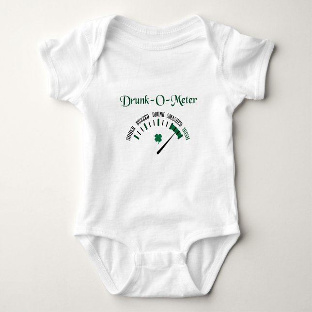 Drunk Metre Baby Bodysuit (Front)