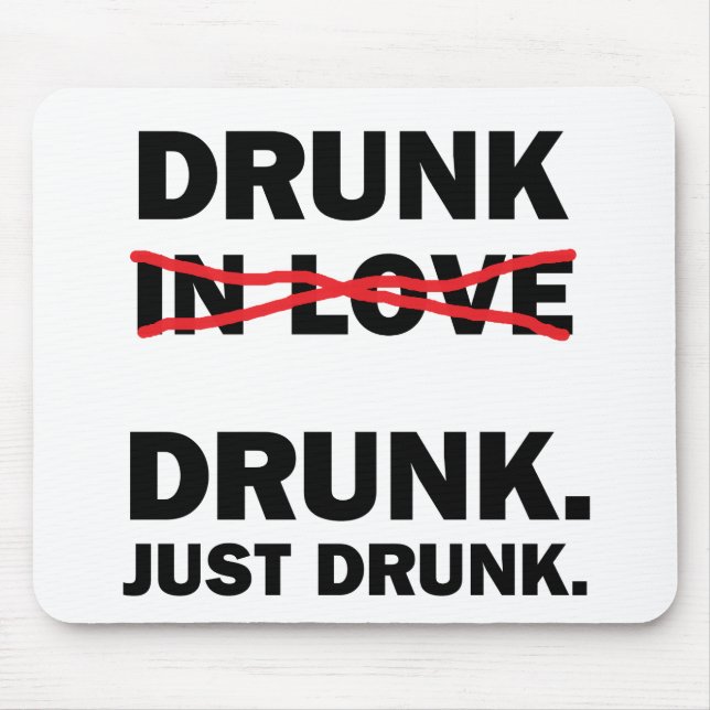 Drunk Mouse Pad (Front)