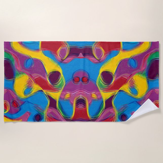 Drunk on Candy Beach Towel (Front)