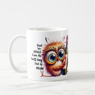 Drunk Owl Advice Mug