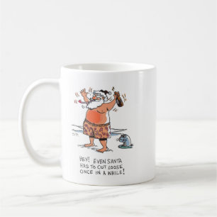 Drunk Père Noël w phoque mug