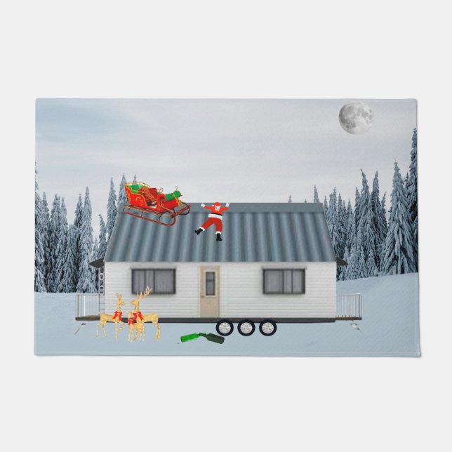 Drunk Santa DoorMat (Front)