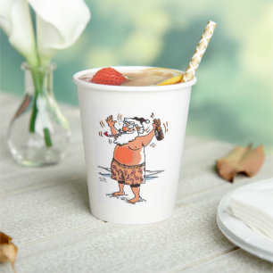 Drunk Santa paper cups