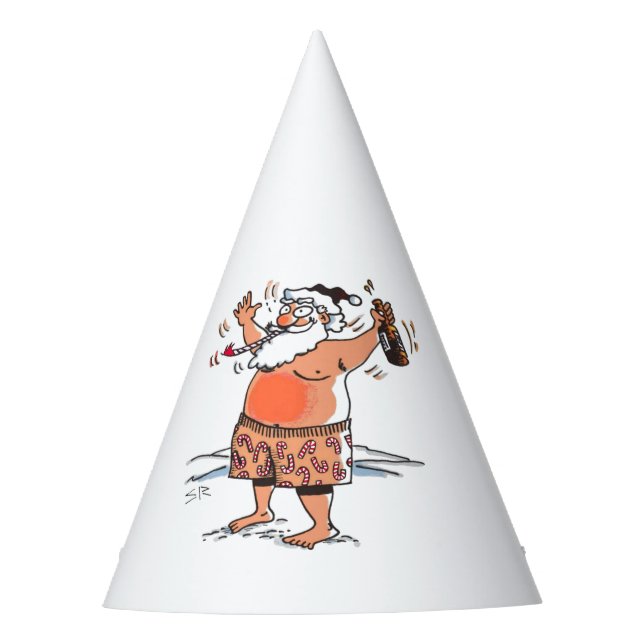 Drunk Santa party hats (Front)