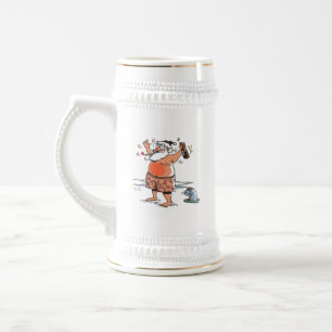 Drunk Santa w seal stein gold trim