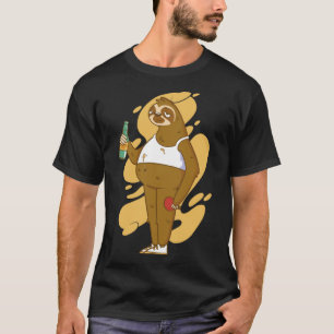 Drunk Sloth Beer Ping-pong Pullover Hoodie