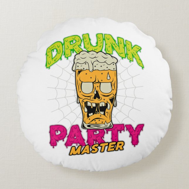 Drunk Zombie Pillow (Front)