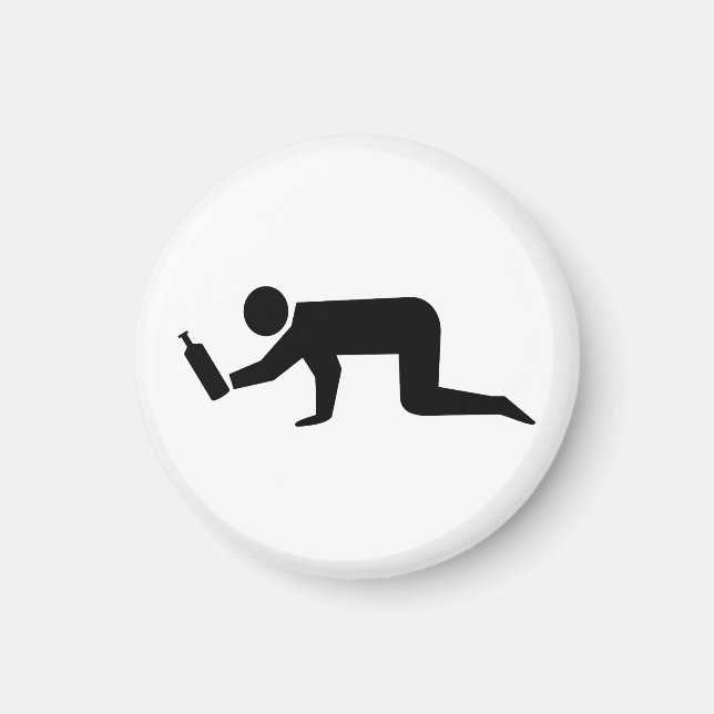 Drunken People Magnet (Front)